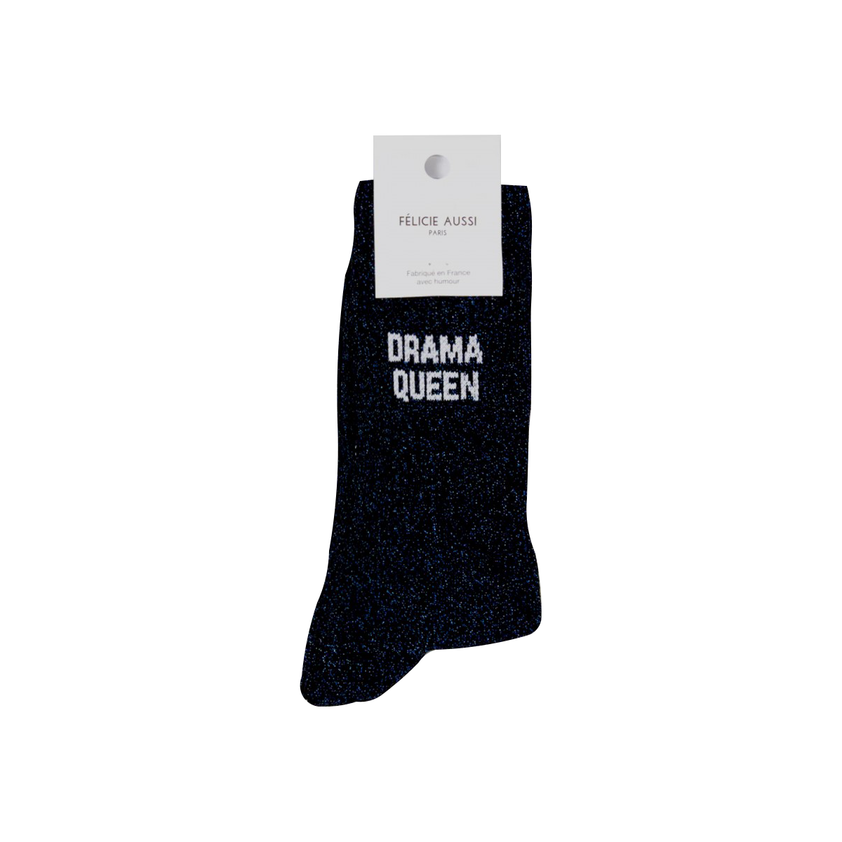 Chaussettes Paillettes 'Fabuleuse' - Taille 36-42, Couleur Lavande, Hiver Doux Et Glamour