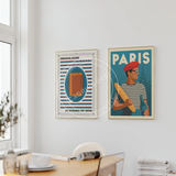 Affiche Paris - Le Parisien | Fleux | 3