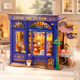 Kit Maison Miniature DIY - Leisure Time Tea Room | Fleux | 8