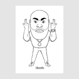 Coloriage - Rap 93 | Fleux | 9