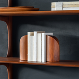 Serre-livres PI en Acajou | Fleux | 7