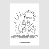 Coloriage - French Touch | Fleux | 10