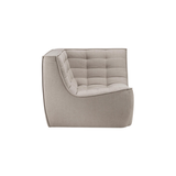 Module d'angle canapé N701 - écru tissu éco | Fleux | 11