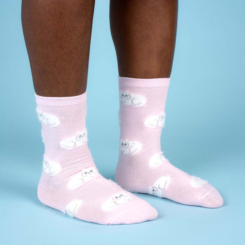 Chaussettes Chat Persan - Rose