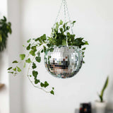 Jardinière suspendue Disco Ball - Argent | Fleux | 5