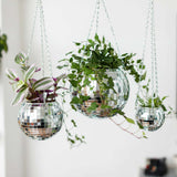 Jardinière suspendue Disco Ball - Argent | Fleux | 7