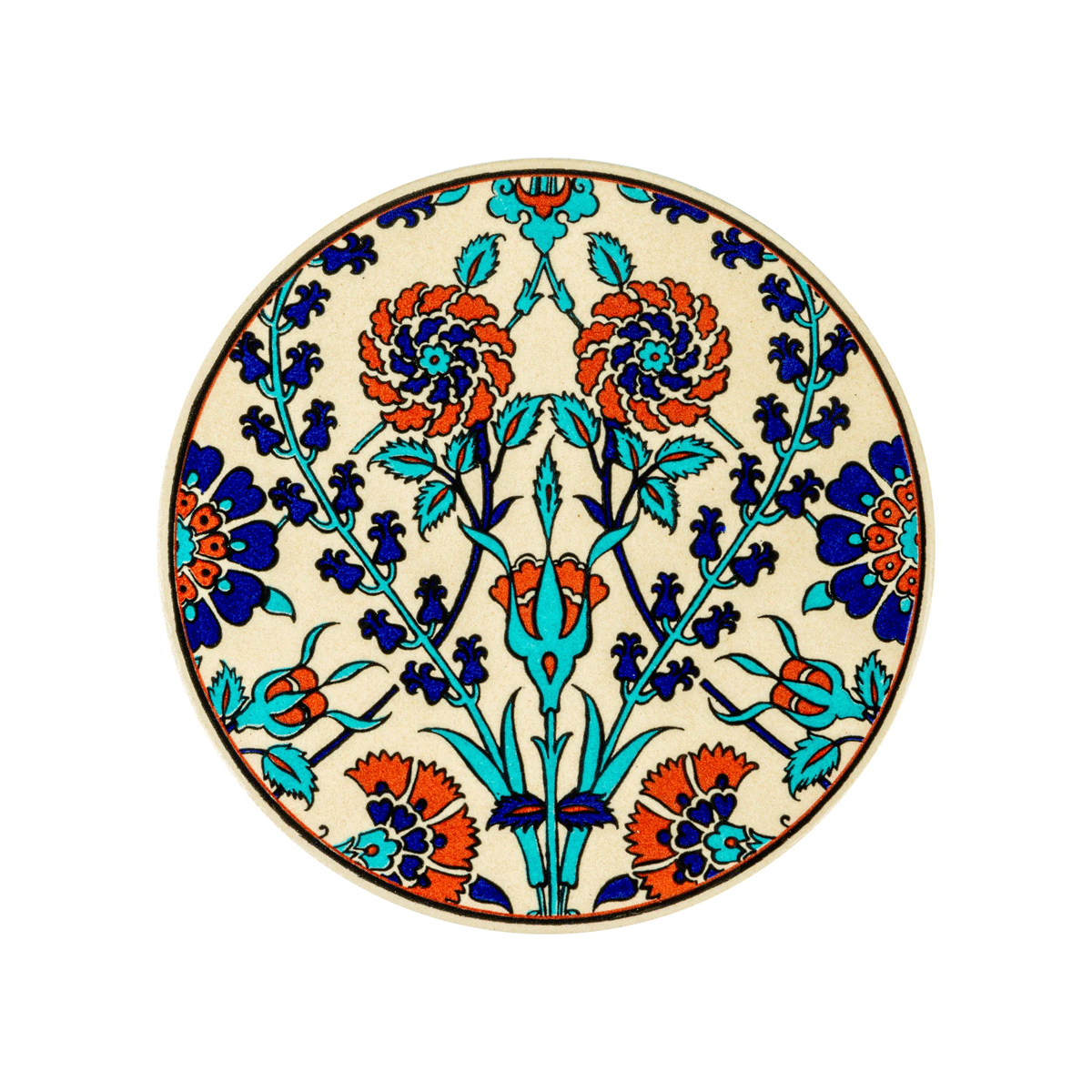 Dessous-de-plat Céramique Nordic Lines 20cm - Motif Zassenhaus, Fond Liège
