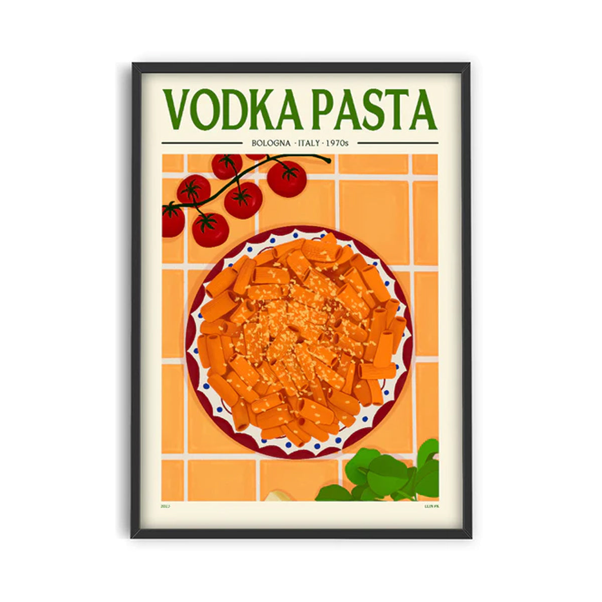 Affiche Vodka Pasta V2 PSTR Studio Fleux