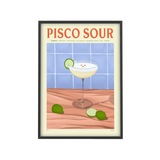 Affiche Cocktail - Elin PK - Pisco Sour | Fleux | 2