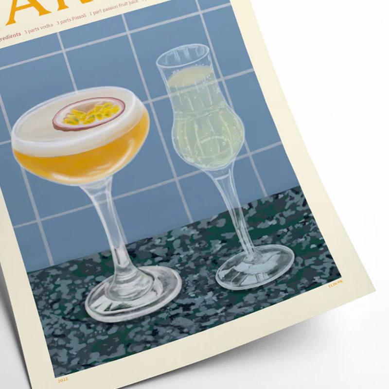 Cocktail Poster - Elin PK - Cosmopolitan