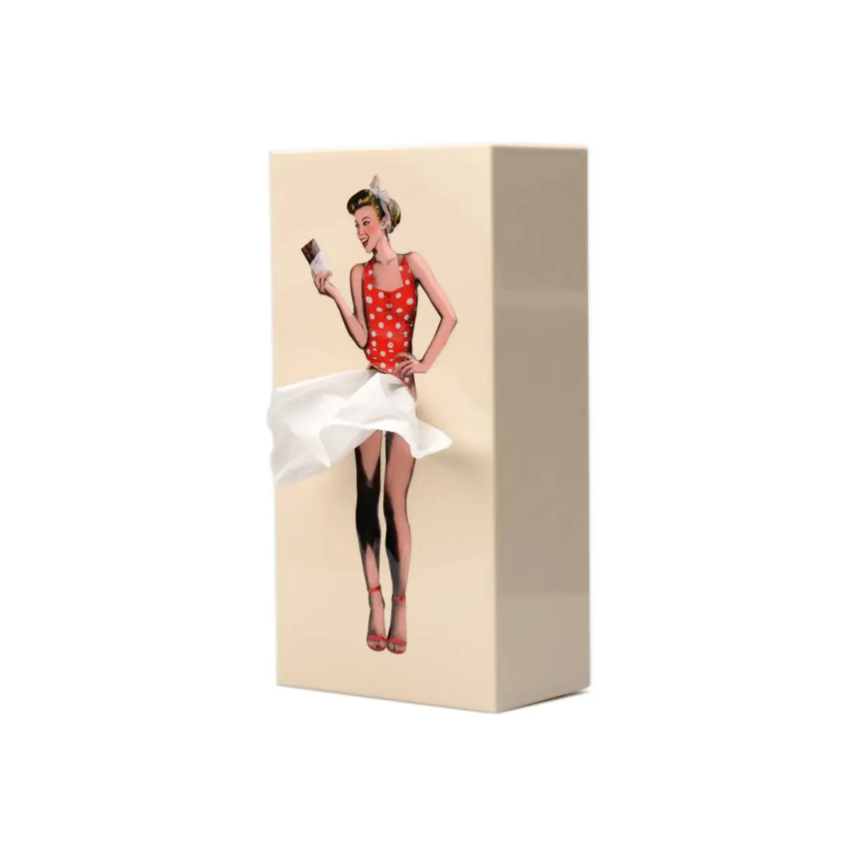 Boîte à mouchoirs en plastique avec motifs pour maisons Boîte à mouchoirs en plastique avec motifs pour maisons