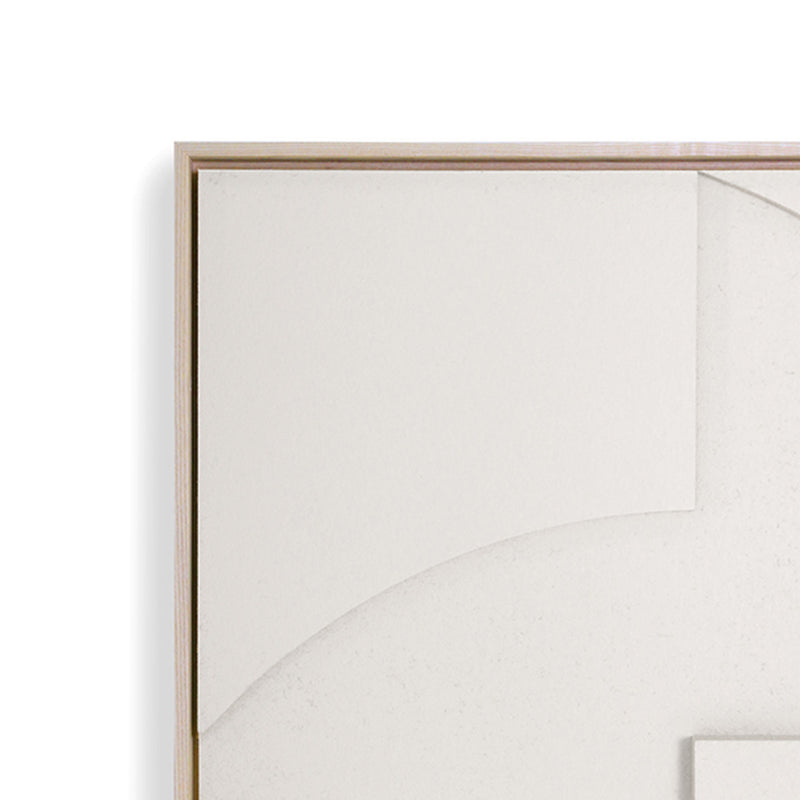 Relief Art Frame A - 100 x 123 cm - White XL 