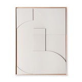 Relief Art Frame A - 100 x 123 cm - White XL  | Fleux | 5