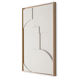 Relief Art Frame A - 100 x 123 cm - White XL  | Fleux | 6
