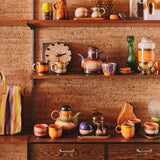 Tasse à Café Céramique 70'S Robusta - 10.8 x 7.5 x 8 cm | Fleux | 8