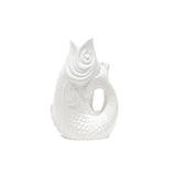 Vase Monsieur Carafon Poisson - Blanc | Fleux | 8