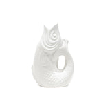 Monsieur Carafon Fish Vase - White | Fleux | 8
