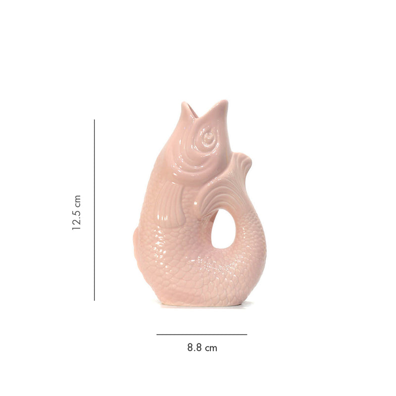 Decanter / Vase Monsieur Carafon Fish - 1.2L - Azure 