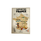 Map of French Vineyards - 30 x 40 cm - Ecru | Fleux | 7
