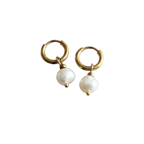 Créoles à perles - 1 perle