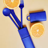 Kit de couverts réutilisables et nomades en matière biosourcée | Fleux | 26