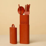 Reusable and nomadic cutlery kit in biosourced material | Fleux | 35