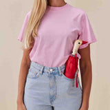 Parapluie à manche Tête de Canard - Rouge | Fleux | 12