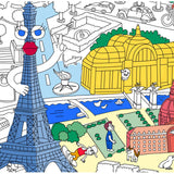 Poster Géant à Colorier Tour Eiffel | Fleux | 5