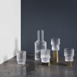 Set of 4 Ripple glasses - Smoked Gray | Fleux | 16