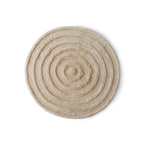 Tapis rond - Crème | Fleux | 3