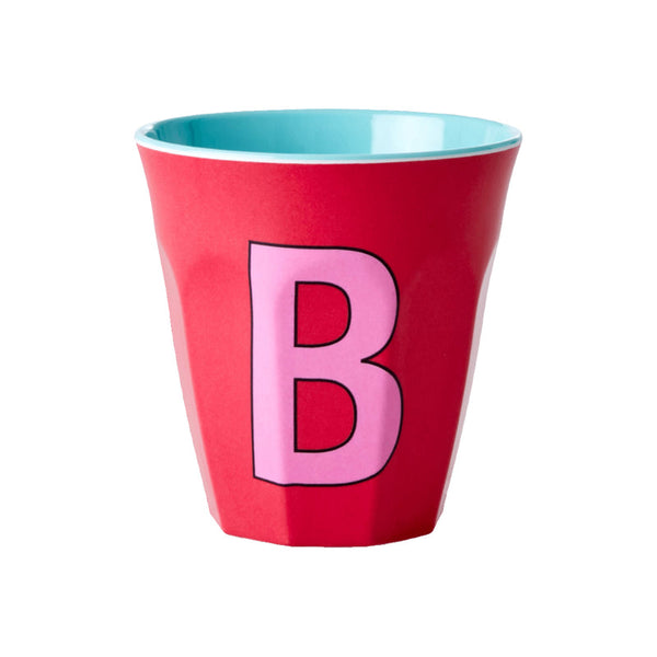 Letter B melamine cup