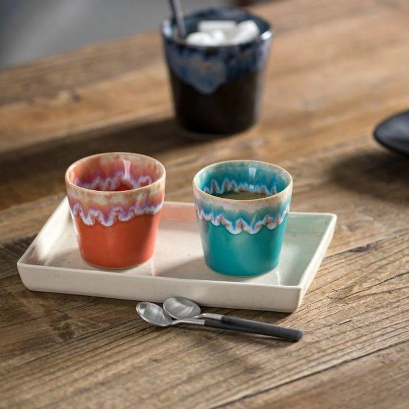 Grespresso Espresso cup in ceramic stoneware - Turquoise