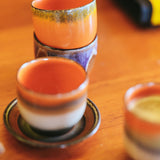 Tasse à Café en Céramique 70'S Liberica - 8 x 8 x 7 cm | Fleux | 7