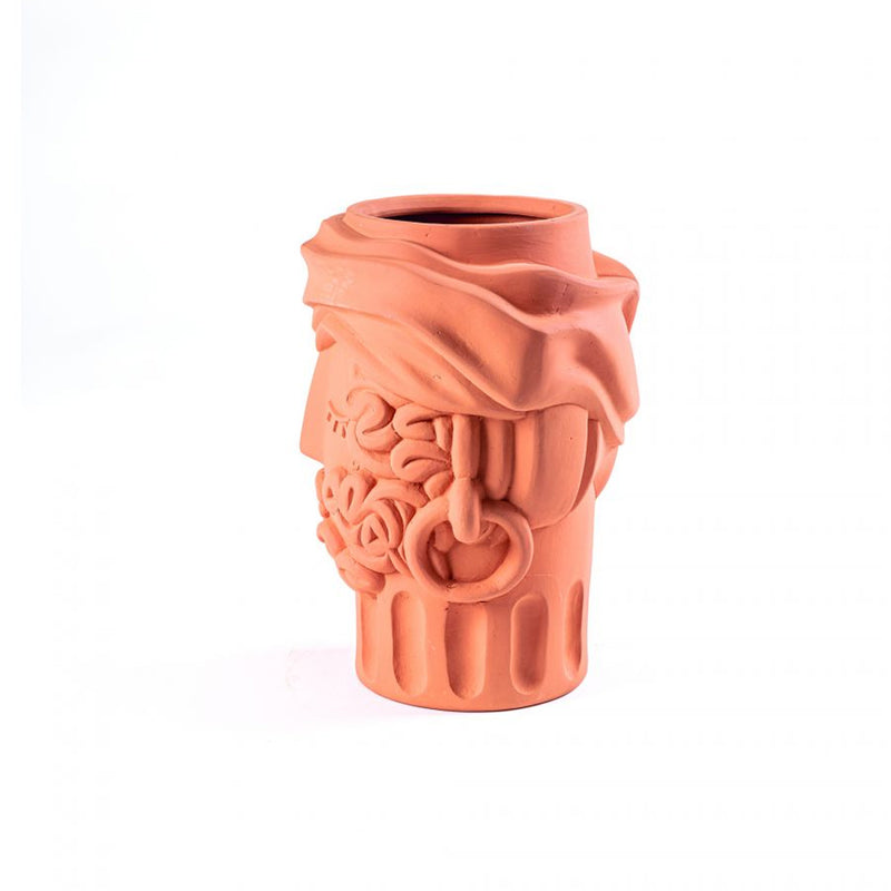 Vase Man - 25 cm x 23 cm x 33 cm - Terracotta
