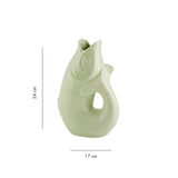Decanter / Vase Monsieur Carafon Fish - 1.2L - Azure  | Fleux | 8