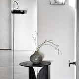 Table d'appoint Fin en teck noir verni - Ø 50 cm | Fleux | 7