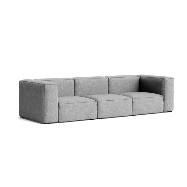 Mags Soft 3 seater sofa - Combination 1 - Hallingdal 166 - Dark Gray stitching