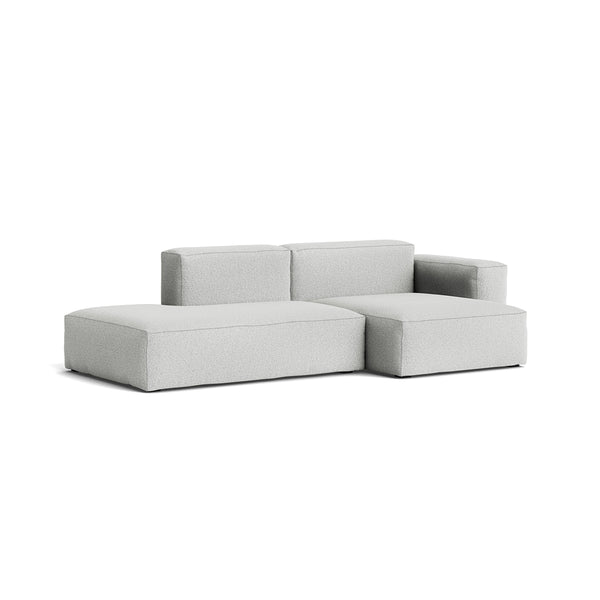 Mags Soft Low 2.5 seater daybed sofa - Combination 3 right - Hallingdal 116 - Light Gray stitching