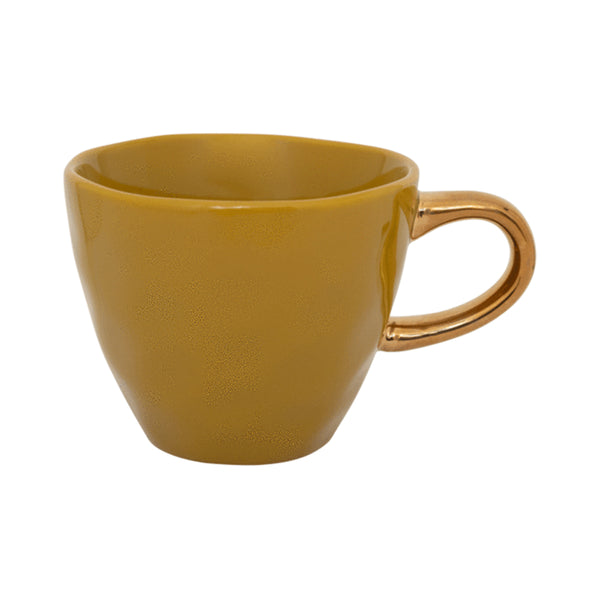 Good Morning ceramic coffee cup Ø 8.3 x 7 cm - Amber