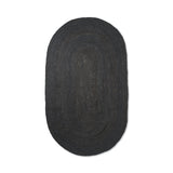 Eternal Jute Oval Rug - 230 x 340 cm - Black | Fleux | 3