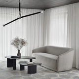 Boomerang mahogany coffee table L 85 x W 77 - Brown | Fleux | 5