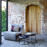 Set de 2 Tables basses pour plateaux ronds - Ø 62 cm & Ø 49 cm | Fleux | 9