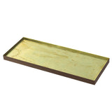 Vide-Poche en verre et feuille d'or - Gold leaf - 46 x 18 cm | Fleux | 3