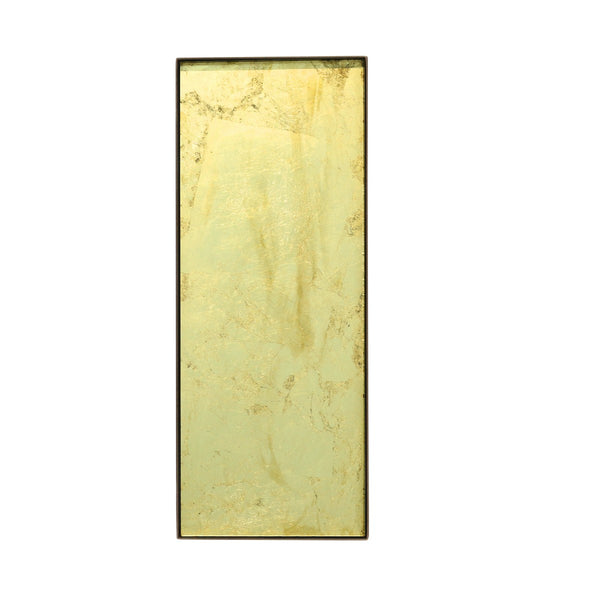 Empty pocket in glass and gold leaf - Gold leaf - 46 x 18 cm