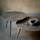 Luna coffee table - Lava - Whiskey - Ø 50 xh 45 cm | Fleux | 5