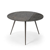 Luna coffee table - Lava Linear - Whiskey - Ø 65 xh 41 cm | Fleux | 5