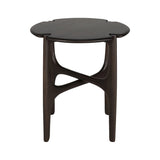 Table d'appoint Polished Imperfect en acajou - Marron | Fleux | 3
