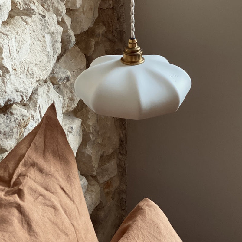 Maria portable lamp in biscuit porcelain - Ø 24 cm
