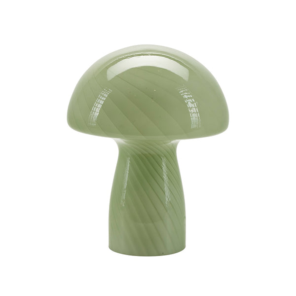Mushroom lamp H 23 cm - Green