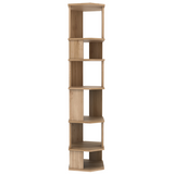 Stairs oak bookcase - 204 cm  | Fleux | 2